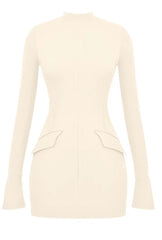 Fashion Slim-fit Long-sleeved Dress Sexy Hip-overing Temperament Elegant Dresses Women's Clothing