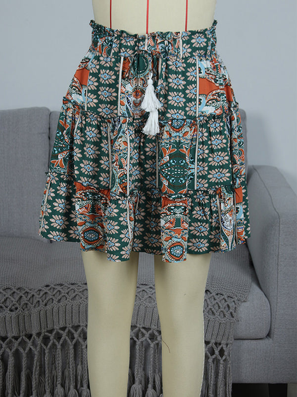 Going Out A-Line Pleated Skirts Bottoms