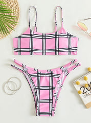 Sexy Tie-dyed Gradient Swimsuit Bikini