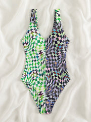 Sexy Suspender Slim One-piece Swimsuit