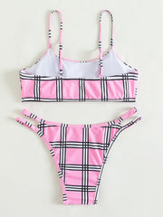 Sexy Tie-dyed Gradient Swimsuit Bikini