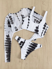 One-piece Gauze Rotator Two-piece Bikini