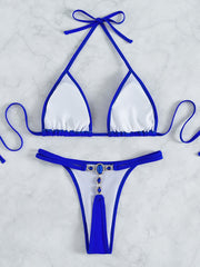 Crystal Diamond Thong Beach Bikini