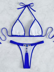 Crystal Diamond Thong Beach Bikini