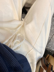 Urban Loose Wide Leg Drawstring Solid Color Pants