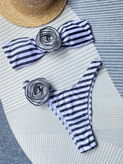 Rosalie 3D Floral Bikini Set