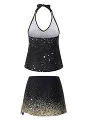Printed Strap One Piece Swimwear