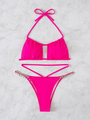 Sexy Hollow Split Swimsuit Bikini