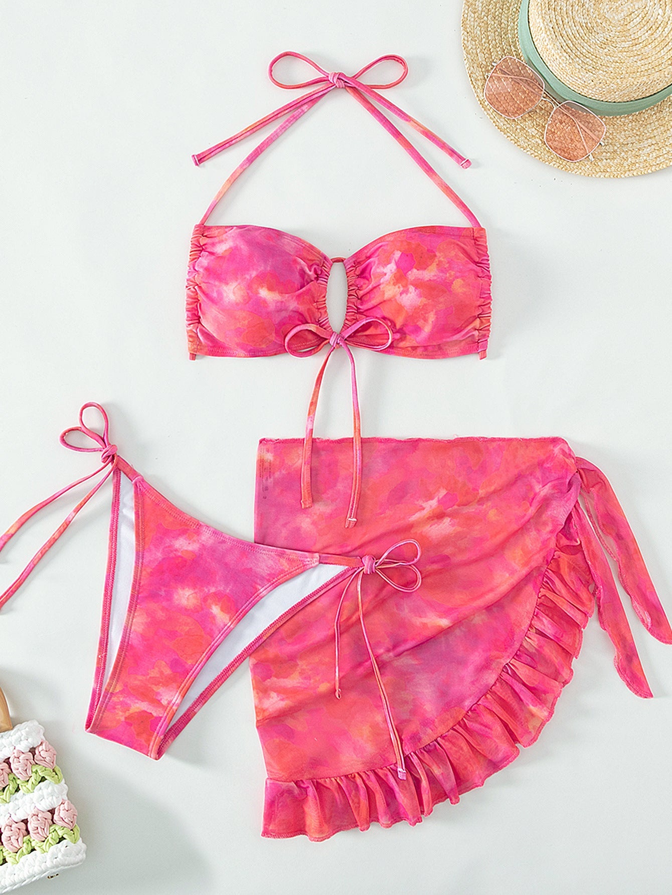 Sexy Printed Three Pieces Bikini