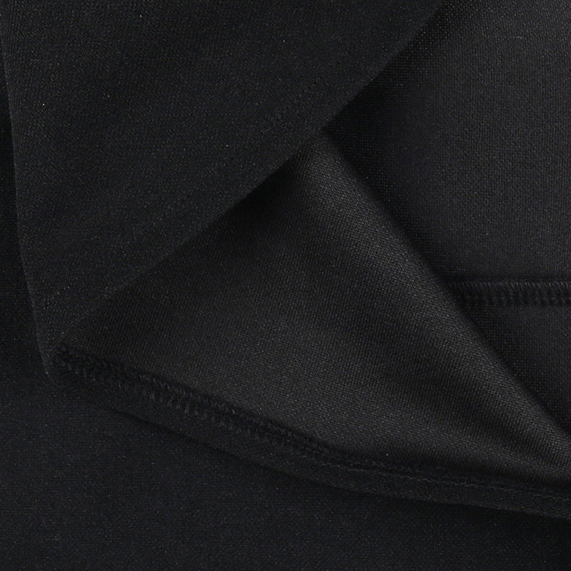 Pure Black Elegant Shoulder Strap Vest Design Beautiful Back