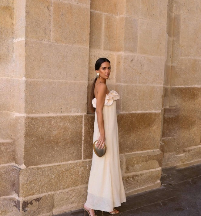 Sophia Chest-Wrapped Maxi Dress
