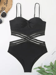 Sexy Hard Wrap Strap One Piece Bikini