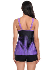 Gradient Split Swimsuit Bikini