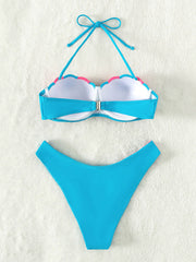 Shell Steel Support Split Swimsuit