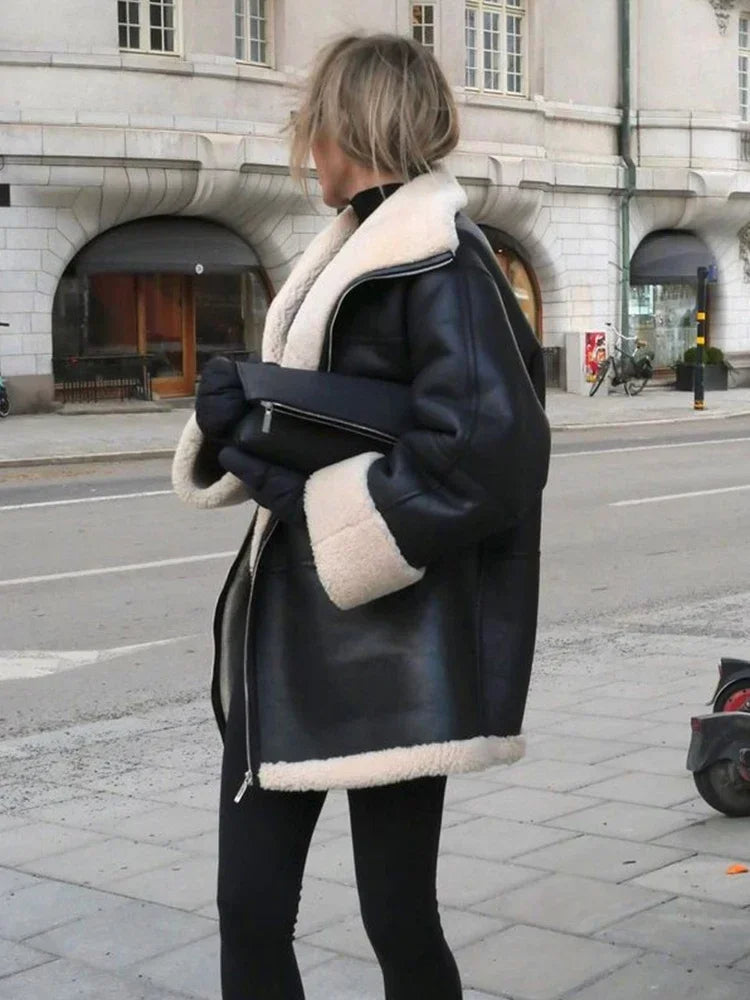 New York Teddy Lined Bomber Jacket