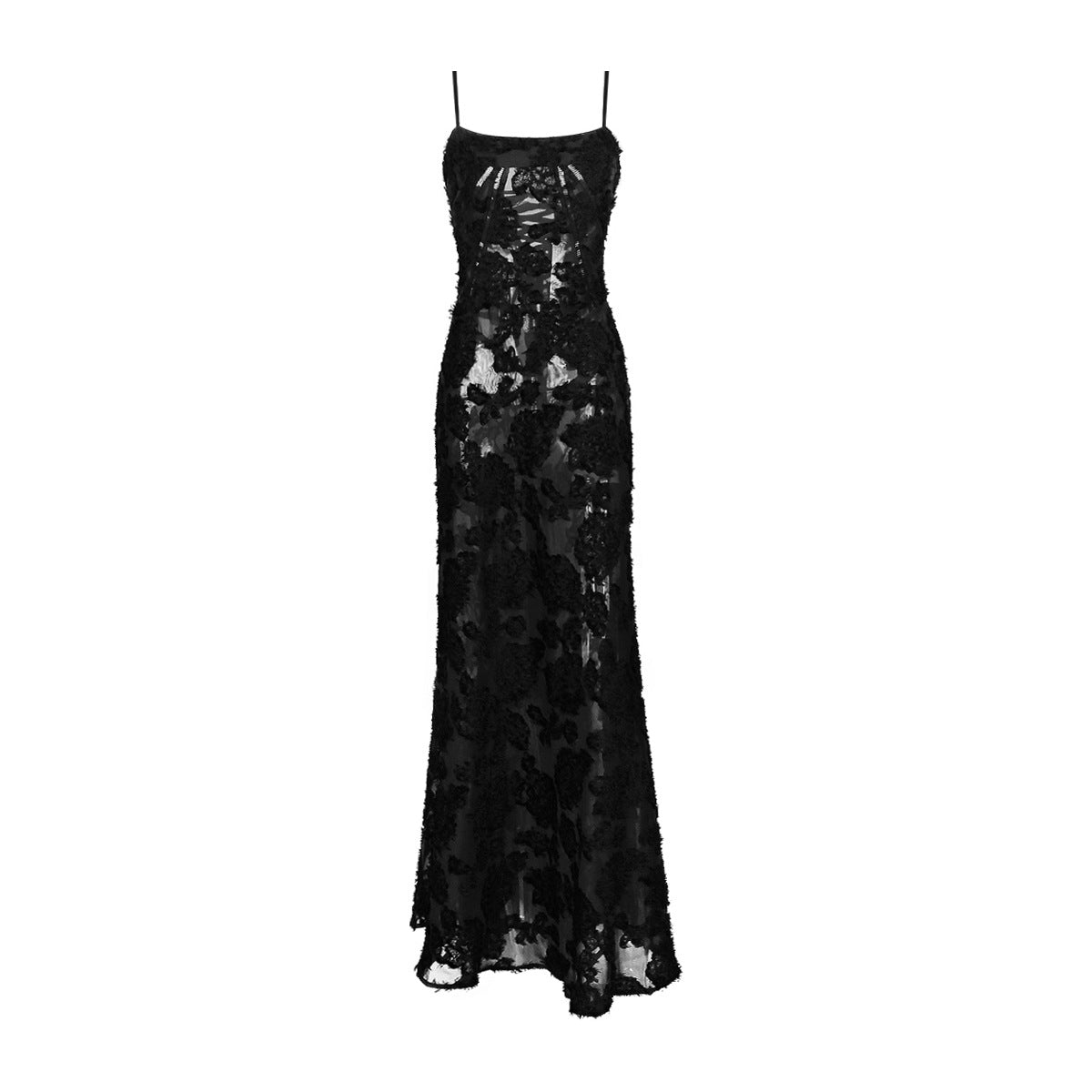 Aurora Embellished Lamé Gown