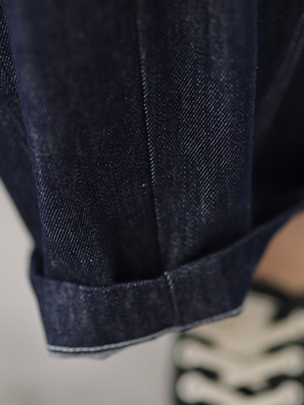 Elastics Loose Jean Pants Bottoms
