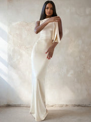 Maxikleid mit One-Shoulder-Träger