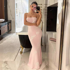 Rosalie Strapless Rose Embroidered Maxi Dress