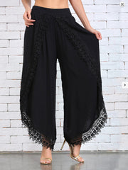 Women's Lace Lace Harlan Pants Wide Leg Pants