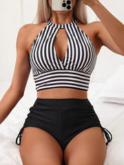 Women's Sexy Casual Vacation Split Swimsuit With Hollow Design (With Chest Pad)