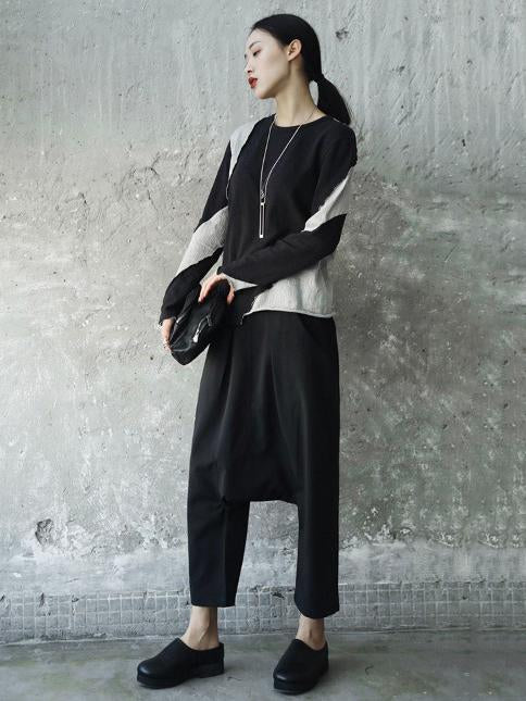 Light Split-joint Harem Pants