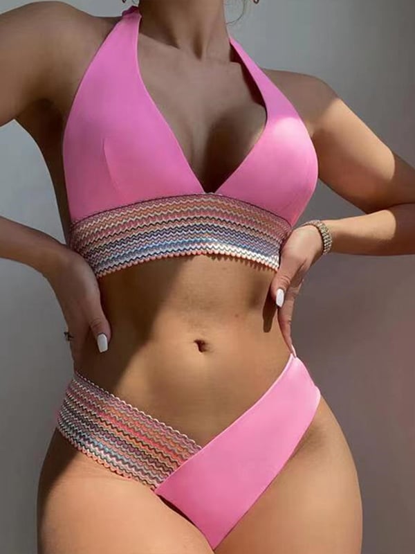 Women's Colorblock Beach Sexy Bikini
