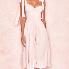 Amara Sweetheart Sleeveless Midi Dress