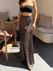 Leopard Bodycon Mermaid Skirts Bottoms