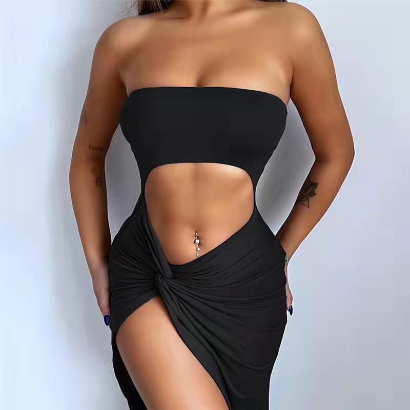 Bella Strapless Cut-Out Maxi Dress