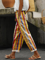 Women's Printed Casual Trousers