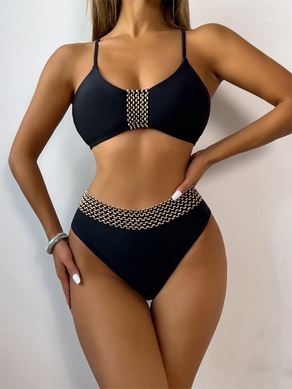 Women's Metallic Beach Sexy Bikini