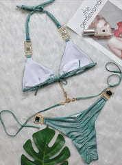 Sexy Crystal Diamond Bikini