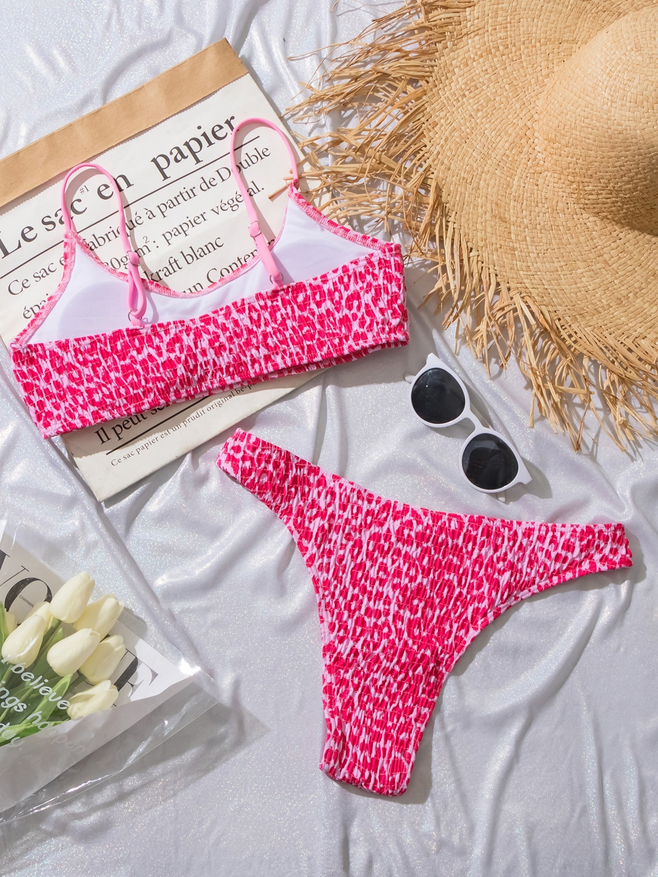 Leopard Print Playing Sexy Bikini