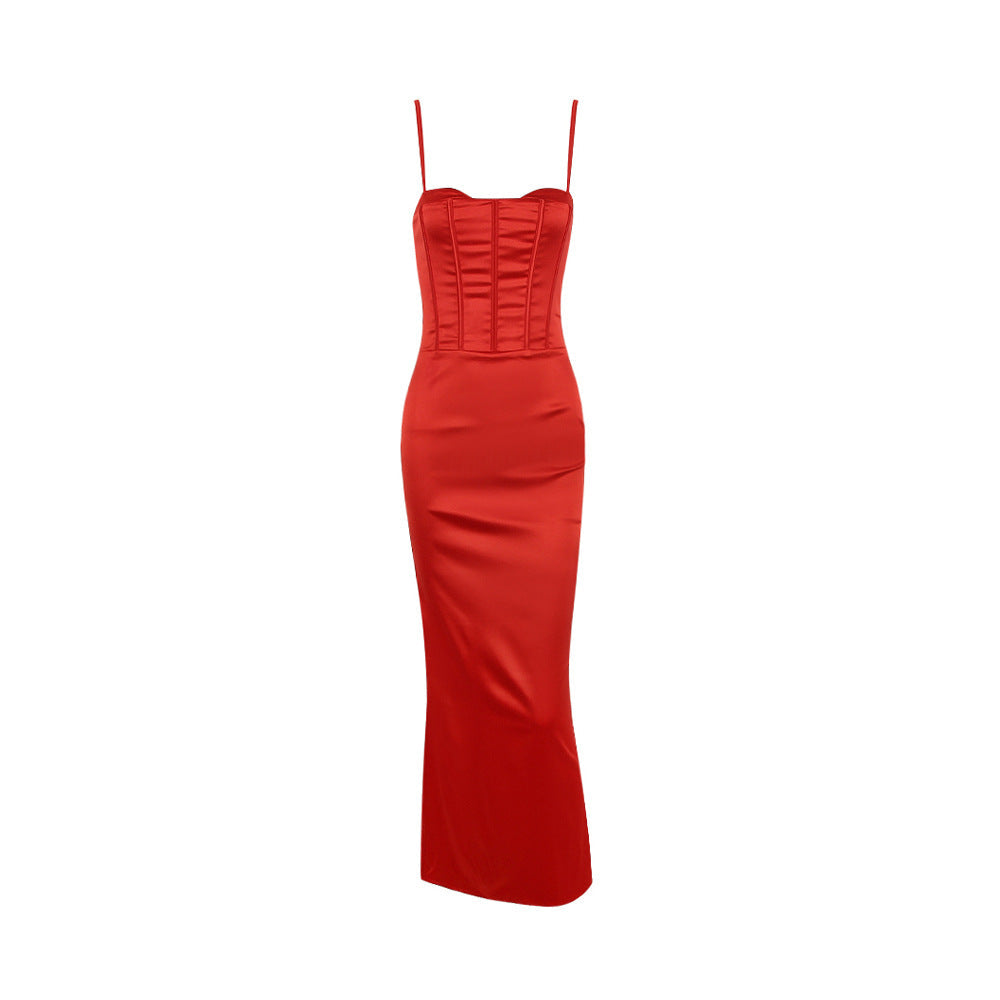 Venezia- Satin Corset Gown