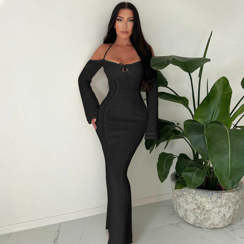 Thalia Crochet Maxi Dress