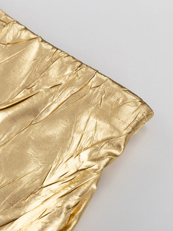 Solid Color A-line Skirts Bottoms