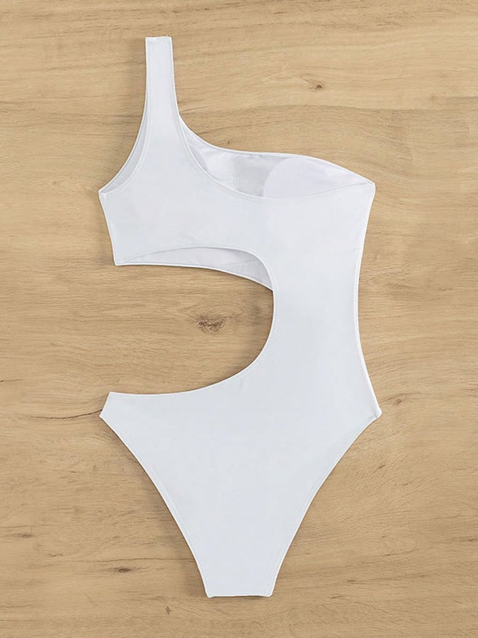 Women's Solid Color Sexy One-Piece Swimsuit