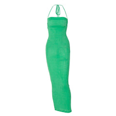 Olivia Backless Halter Tube Dress