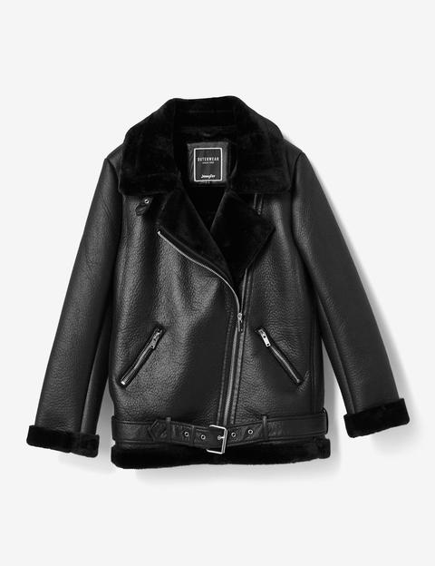 Tundra Fleece Lined Biker Jacket
