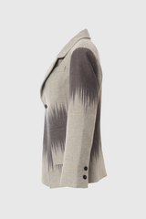 Phoenix Print Asymmetric Blazer