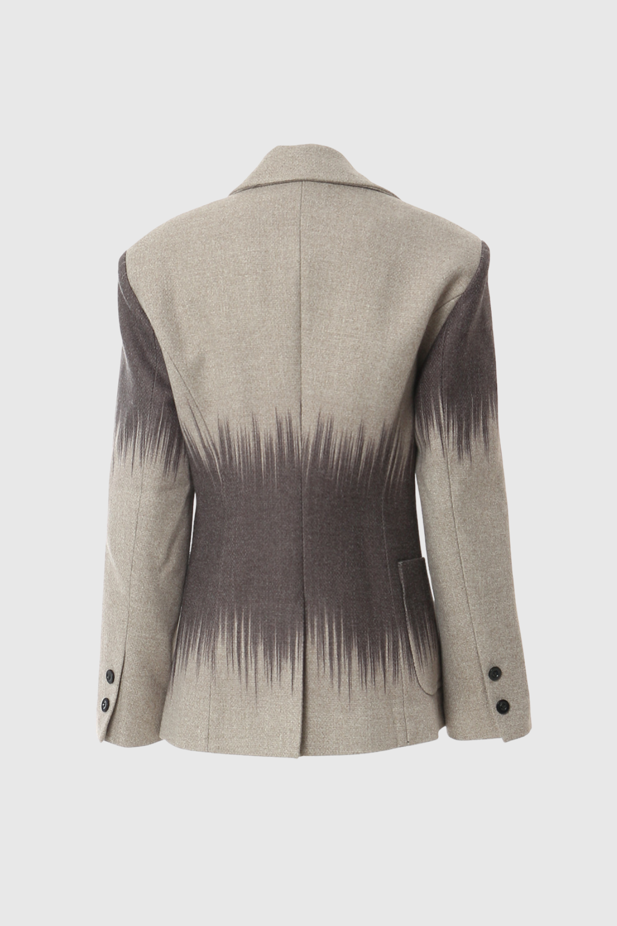Phoenix Print Asymmetric Blazer