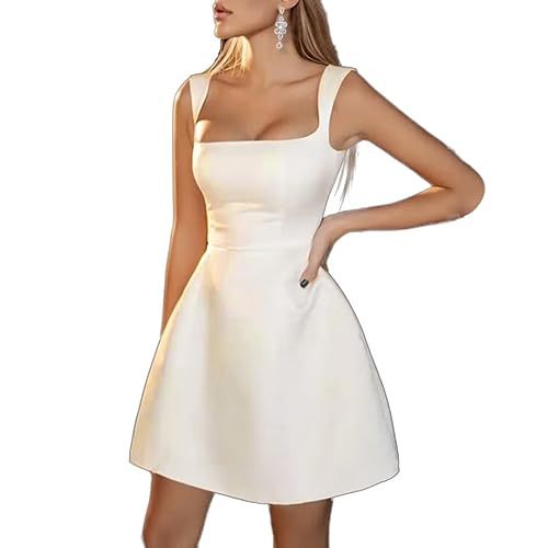 Adel Satin Corset A- Line Mini Dress