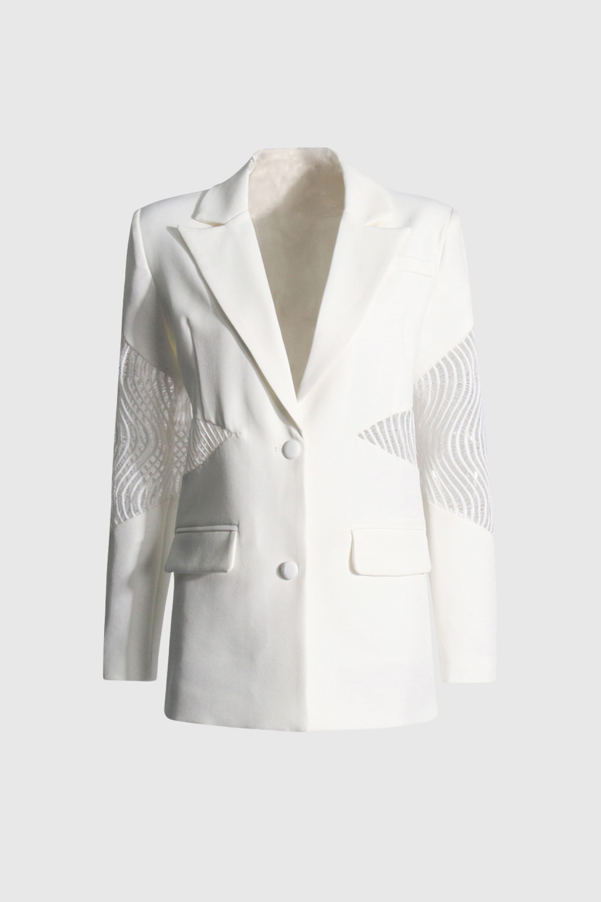 Poppy See Through Lace Blazer