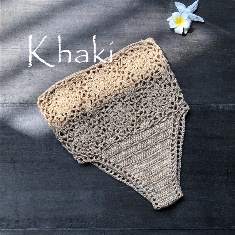 Handmade Woven Hollowed Swimsuit Shorts