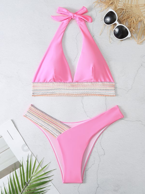 Women's Colorblock Beach Sexy Bikini