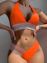 Women's Colorblock Beach Sexy Bikini
