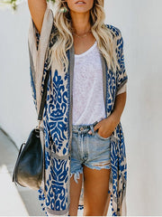 Relaxed Holiday Print Sexy Sun Shield