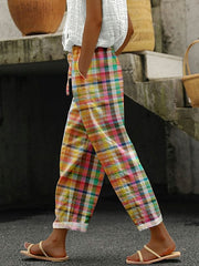 Women's Printed Casual Trousers