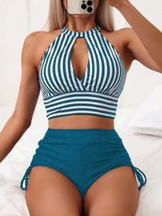 Women's Sexy Casual Vacation Split Swimsuit With Hollow Design (With Chest Pad)